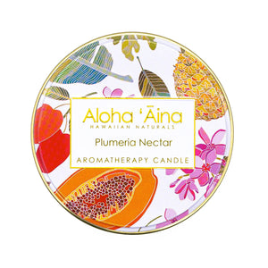 Aloha 'Aina - Plumeria Nectar Gold Tin Candle