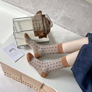 Vintage Pattern Socks