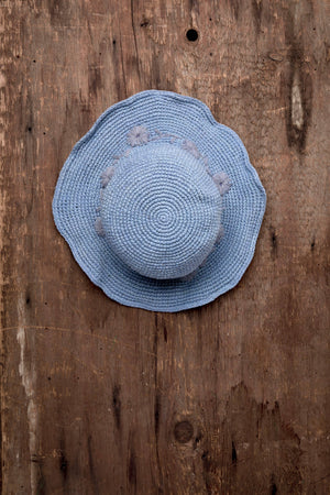Fleur Slate Cloud Sun Hat UPF 35