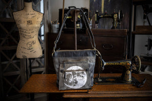 Full Moon Recycled Canvas Messenger