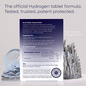 Hydrogen Molecular Official Tablets - Raspberry Flavored