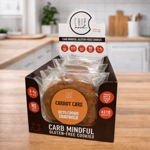 Carrot Cake Keto Cookie Sandwich