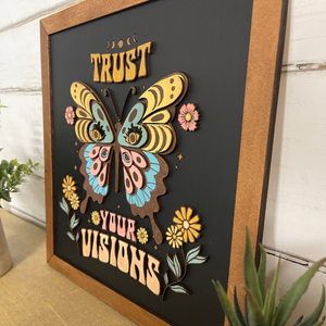 Boho Wall Art - Trust Your Visions