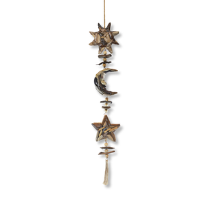 Triple Hanging Sun, Moon, and Star Ornament