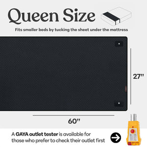 Leather Grounding Mat for Bed