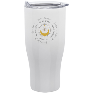 Stainless Steel Travel Mug & Sticker Set