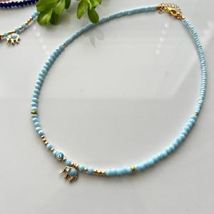 Elephant Charm Boho Necklace