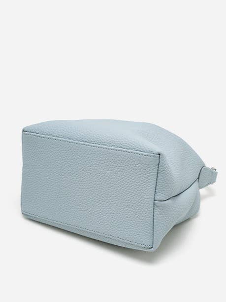 Leather Hobo Shoulder Bag with Soft Pillow Silhouette