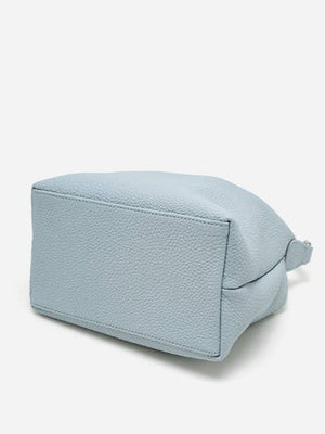 Leather Hobo Shoulder Bag with Soft Pillow Silhouette