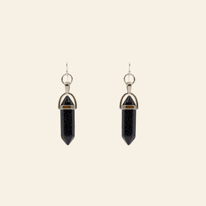 Double Point Crystal Earrings