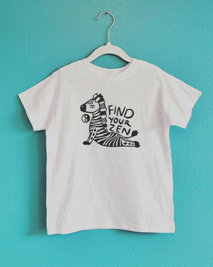 Zen Zebra Kids Tee