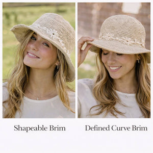 Fleur Natural Sun Hat UPF 35