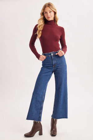Essential Rib Turtleneck Pullover