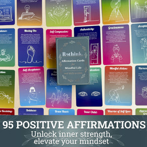 Rethink! Affirmation Cards for a Mindful Life 95 Cards