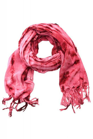 Deep Dyed Tie Dye Boho Hippie Bohemian Scarf