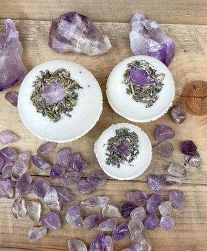 Amethyst & Lavender Bath Bomb