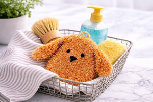 Rufus Scrubby– Cute Dog Dish Scrubber