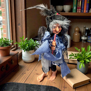 Kitchen Witch Klara – Blue