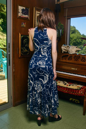 Bold Mesh Print Dress