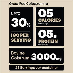 Grass-Fed Colostrum Powder – Unflavored