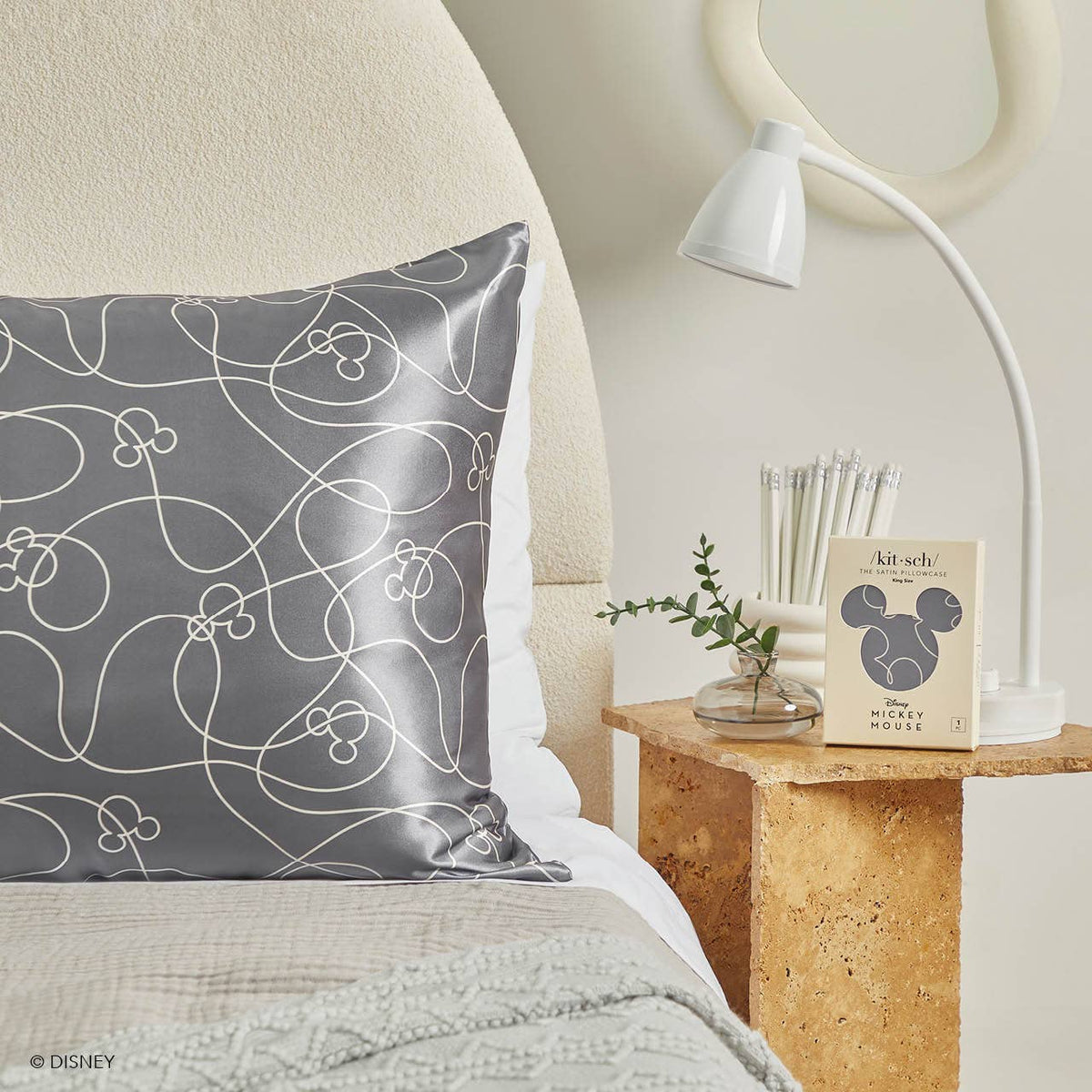 Mickey & Minnie Satin Pillowcase – Mickey Maze