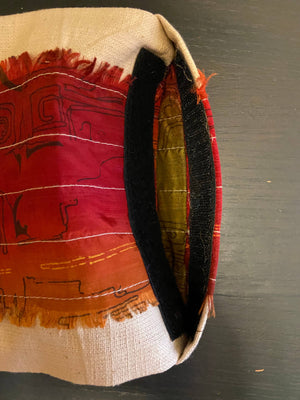 Upcycled Sari Wheat Bag