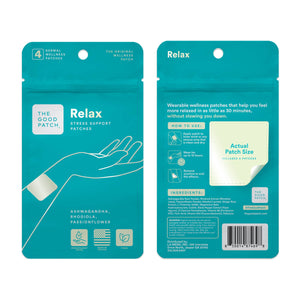 Stress Relief Patch with Ashwagandha, Rhodiola & Passionflower