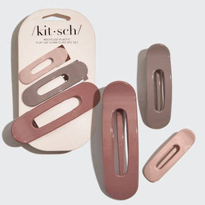 Flat Lay Claw Clip 3pc - Ultra Glossy Terracotta