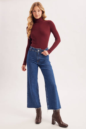 Essential Rib Turtleneck Pullover