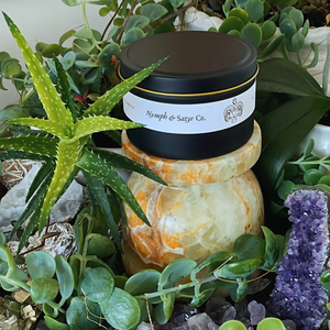 Persephone (Queen of the Underworld) • 8oz Soy Crystal Candle