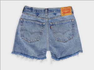 Mid-Rise Upcycled Levi's Shorts - Original