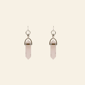 Double Point Crystal Earrings