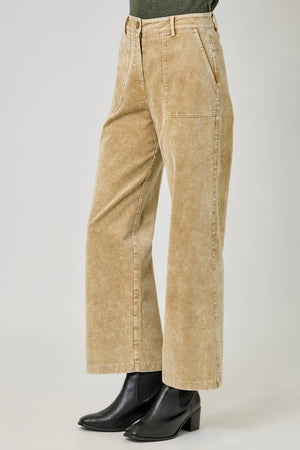 Washed Corduroy Trousers