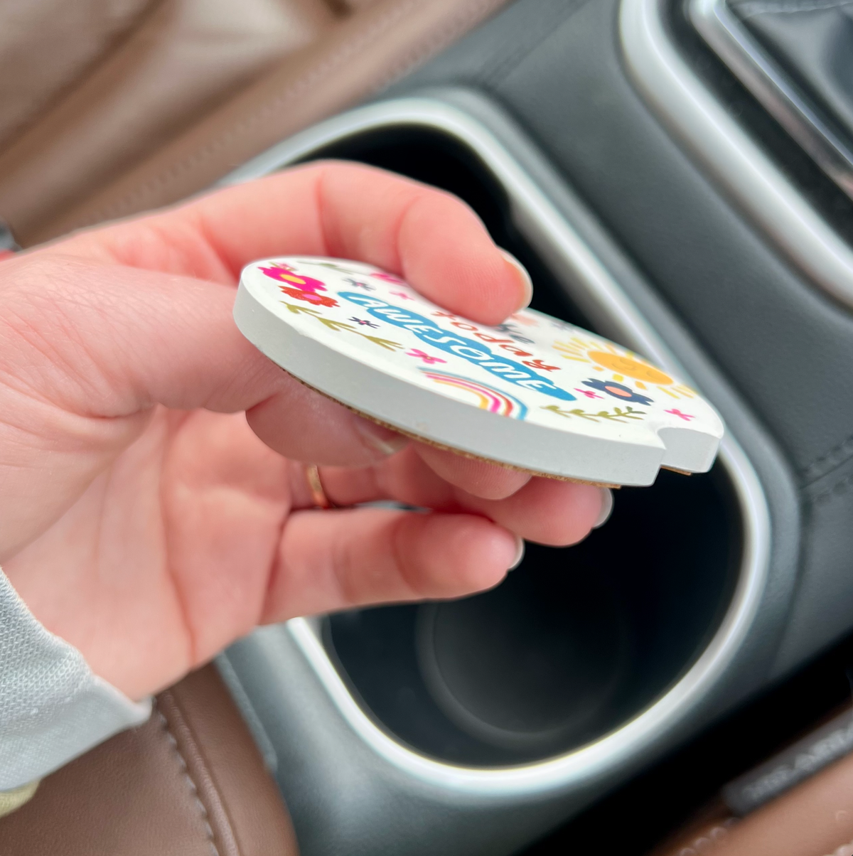 Inspirational Car Coasters – Set of 2