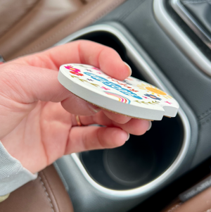 Inspirational Car Coasters – Set of 2