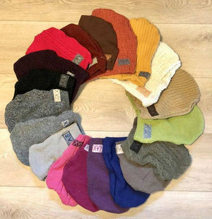 Upcycled Sweater Slouch Beanie