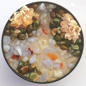 Tōryu-mon (Legend of the Dragon Koi) • 8oz Soy Crystal Candle
