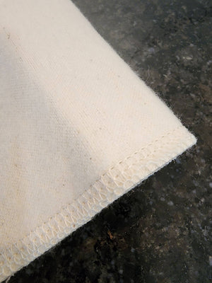 Unbleached Organic Cotton Flannel for Castor Oil Packs