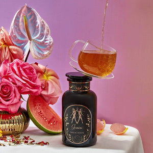 Gemini Zodiac Loose Leaf Tea - Watermelon, Rose, Mulberry and Pomegranate
