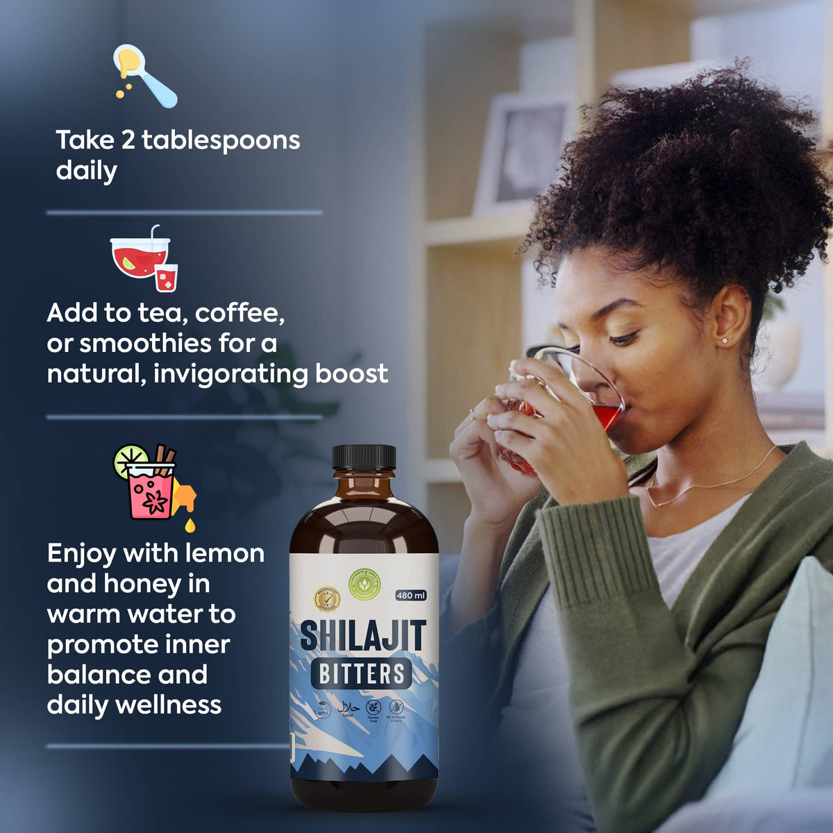 Shilajit Living Bitters
