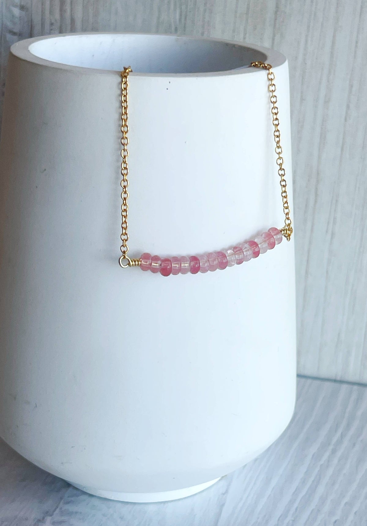 Cherry Quartz Necklace