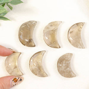Smoky Quartz Mini Half Moon