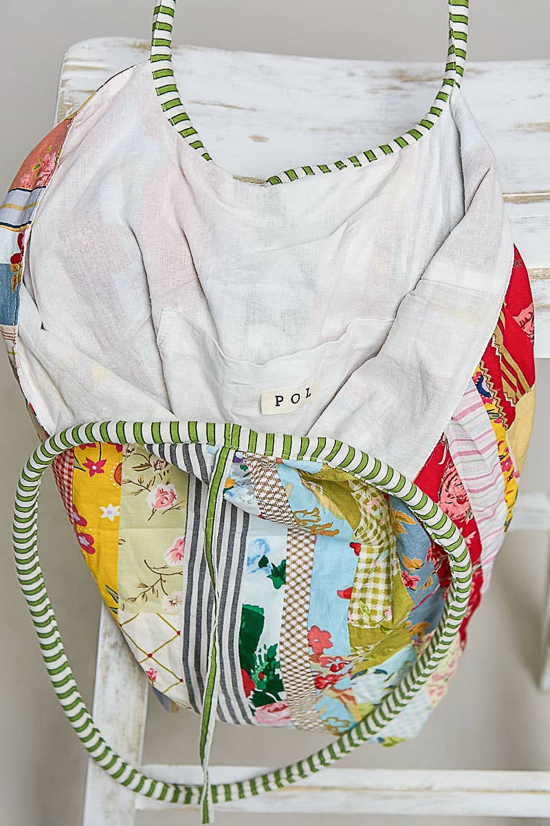 Boho Quilted Patchwork Shoulder Bag
