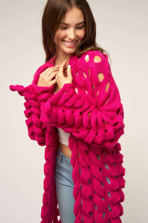 Open Knit Cardigan