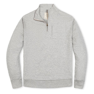 Quilted Half Zip Pullover