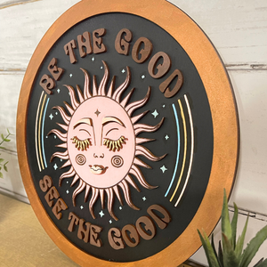 Boho Wall Art - Be the Good See the Good