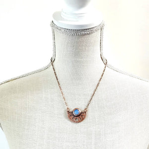 Opalite Moon Phase Necklace
