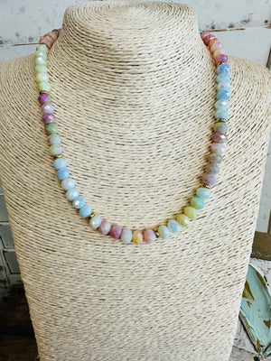 Rainbow Crystal Sorbet Necklace