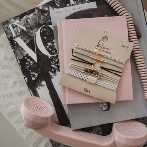 Flirt Polka Dot Hair Tie Bracelet Set