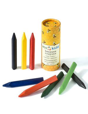 Triangle Beeswax Crayons, Set of 8